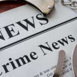 Crime News in a newspaper